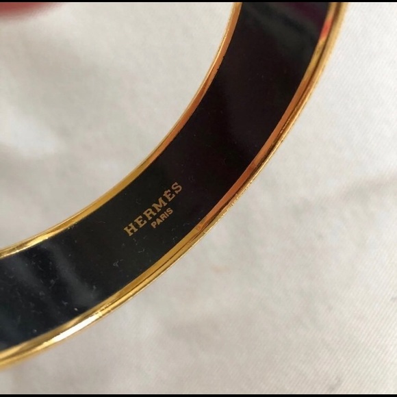 Hermes enamel bangle bracelet - Picture 4 of 6
